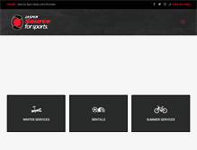 Tablet Screenshot of jaspersports.com